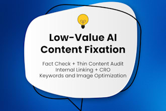 audit and optimize thin ai content