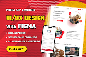 do UI UX for finance website and real estate website design