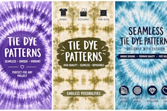 design seamless tie dye patterns