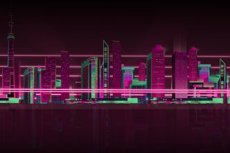 do neon lighting effects on photo