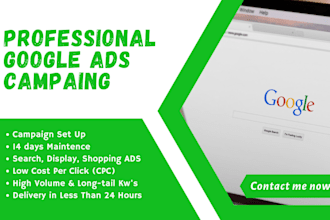 create and manage your google and meta ads