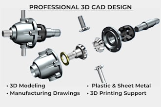 do 3d cad modeling, product design and enclosure design