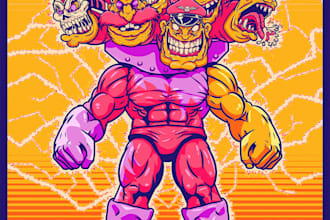 draw psychedelic stoner creepy lowbrow art style