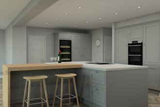 amendments existing kitchen design  which one done by me in articad