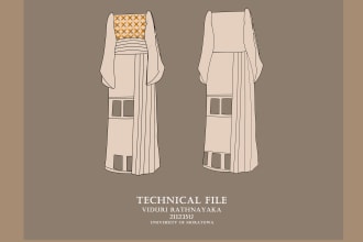 create tech packs for your designs