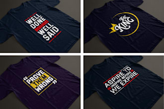 do typography t shirt design