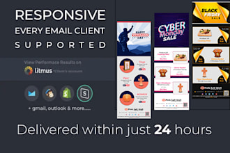 design responsive and professional email template
