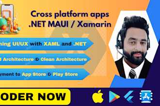 develop cross platform apps in net maui and xamarin