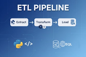 build data engineering and etl solutions for your project