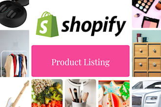 list products on your shopify store