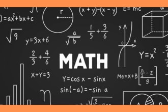 be your professional and expert math tutor