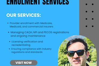 do credentialing, contracting, enrolments for your practice