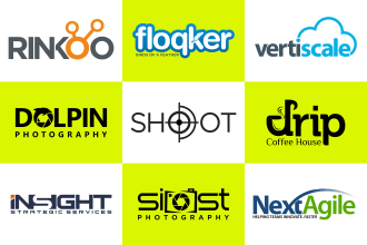 design unique wordmark, letter mark, typography, text logo