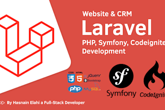 be your PHP laravel developer for your full stack laravel website