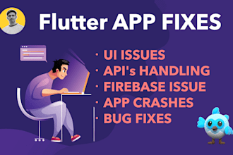 fix bugs and errors in your flutter app