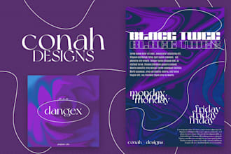 design your modern flyer, brochure, social media post