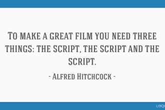 write your feature or short film screenplay
