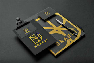 create a modern minimalist and luxury name logo design