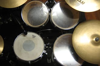 create a custom drum track or solo on a professionally miked drum kit