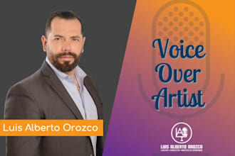 do professional voice over for you in italian from mexico