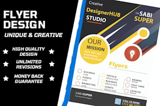 do flyer, postcard, trifold, brochure, banner design