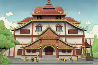 create backgrounds for your animation, game, or comic