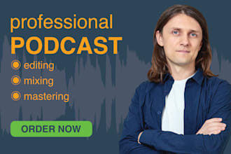 edit and mixing professionally your podcast