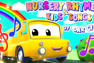 sing kids songs and nursery rhymes male or female in english