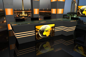 3d interior and exterior designing