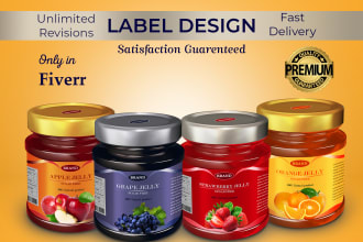 amazing food product label design and packaging