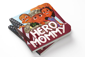 design creative children book covers