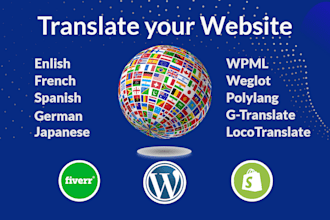 translate your website english to spanish french german