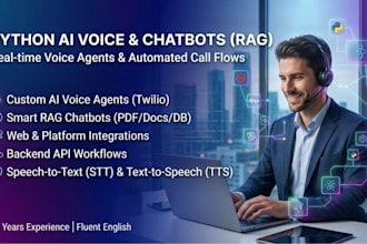 build ai voice bots and chat bots in python using gemini,vertex,openai,custom