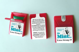 create label design of your product