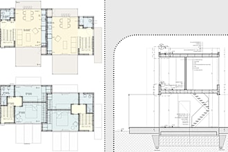 draw architectural 2d floor plans, 3d floor plans