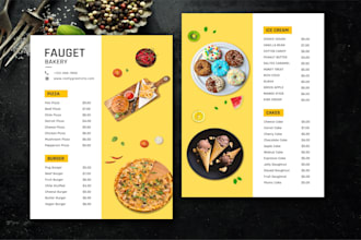 design restaurant menu design, food menu, restaurant flyer