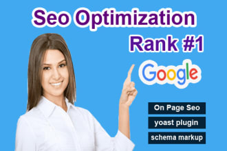 do wordpress onpage SEO optimization, improve search engine rankings