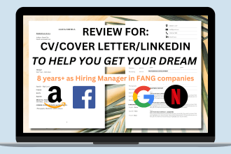 review and rewrite your resume for amazon or fang roles