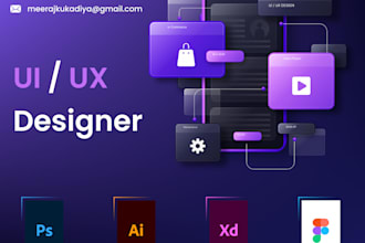 uiux design, wireframes, prototype, web and app design
