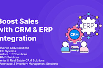 build CRM or erp for real estate, school, manufacturing, hotel, education