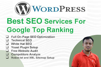 do complete wordpress onpage SEO optimization for google top rankings