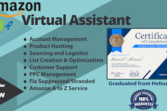 your expert fba amazon virtual assistant