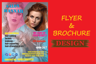 create business flyer and brochures
