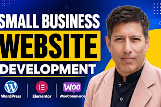 design a professional small business website on wordpress