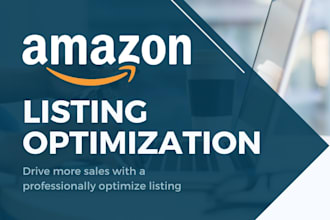 provide listing optimization services for amazon, ebay, and walmart