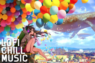 produce 10 lofi chill hiphop beats just for you
