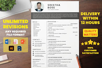 review, rewrite, and edit your resume to a job winning professional format