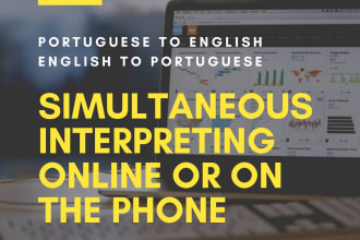 interpret portuguese and english online and vice versa