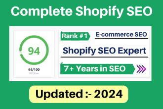 be your shopify SEO expert to boost your rankings