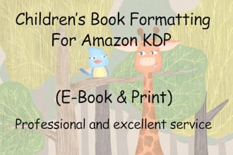 professionally format your children book